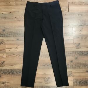 Coach Mid Rise Wool Blend Creased Black Rich Mom Corpcore Preppy Straight 6